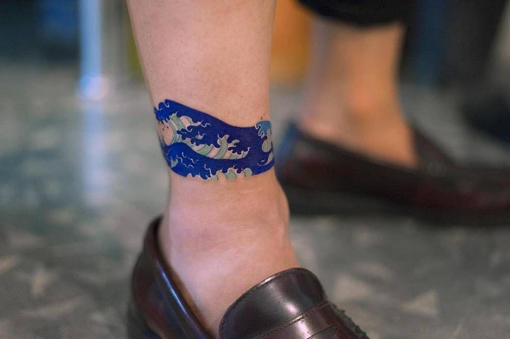 Hình xăm vòng chân Nhật cổ đẹp nhất và độc đáo