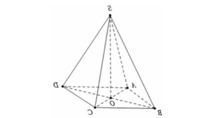 Rightarrow V_{S.ABCD} = frac{1}{3}S_{ABCD}.SH = frac{1}{3}a^{2}.frac{asqrt{2}}{2} = frac{a^{3sqrt{2}}}{6}