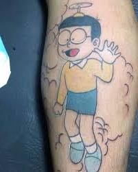 [THAM KHẢO] Mẫu Hình Xăm Nobita Vừa Cute Vừa Chất Ngầu