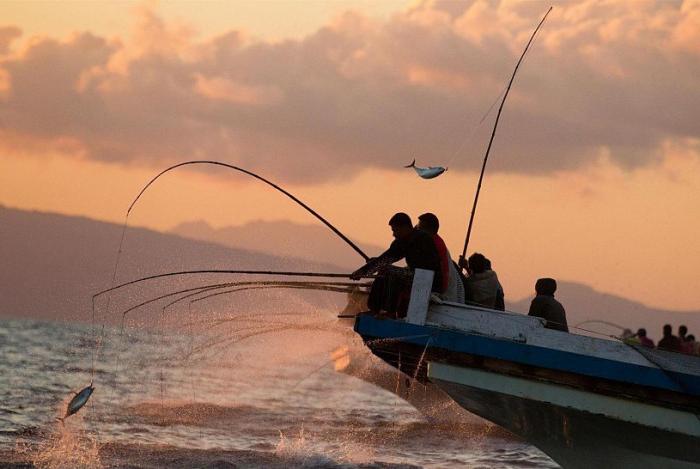 câu cá ở maldives