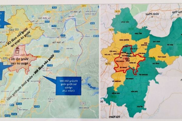 Hà Nội công bố 10 quận nội thành và một phần địa bàn của 5 quận huyện ven đô áp dụng Chỉ thị 16 từ ngày 6/9/2021