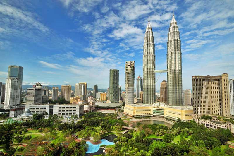 Tòa tháp đôi Petronas Tower tại Malaysia