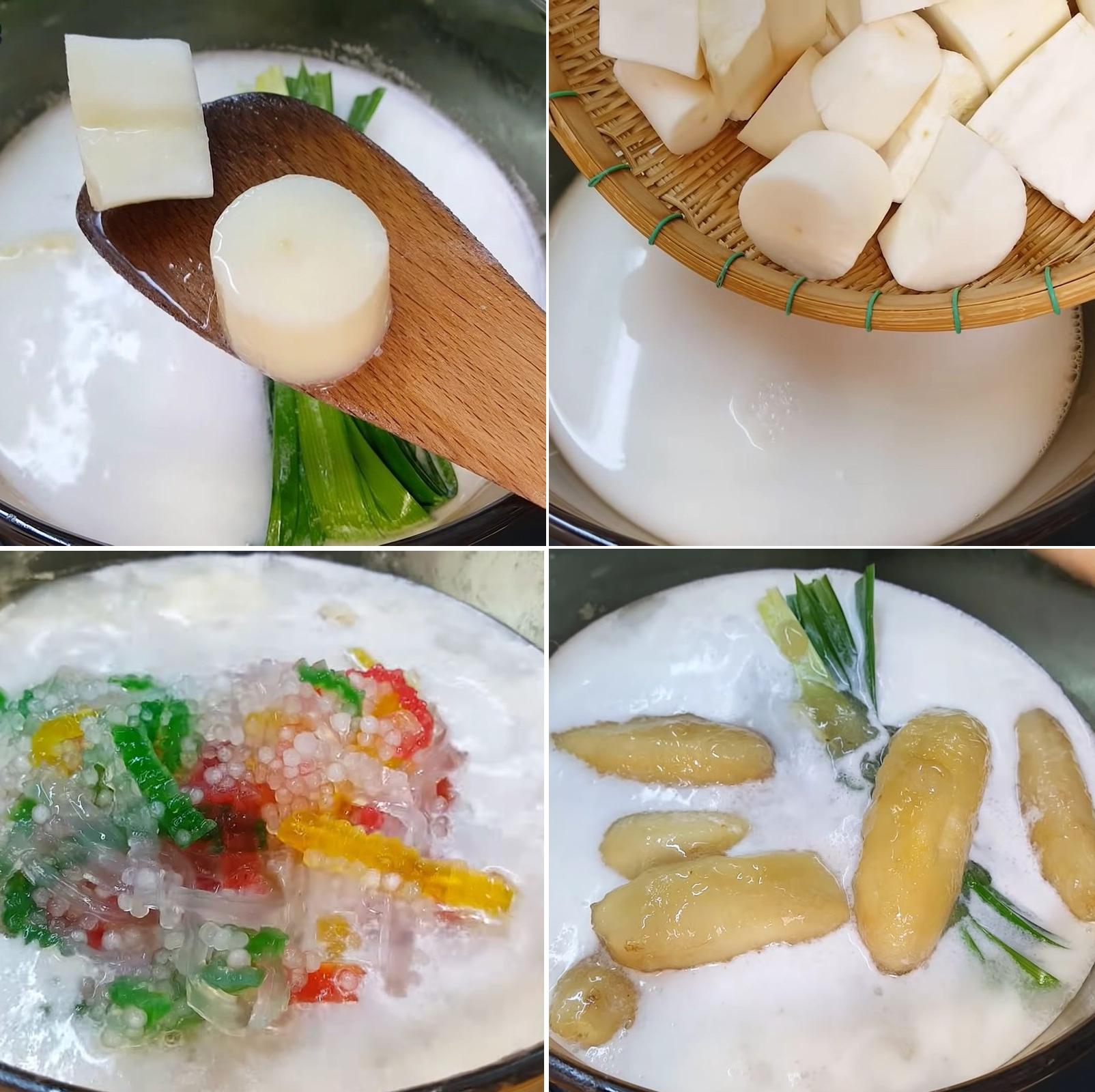 Học cách nấu món chè chuối khoai mì dẻo ngọt thơm ngon chiêu đãi gia đình dịp cuối tuần