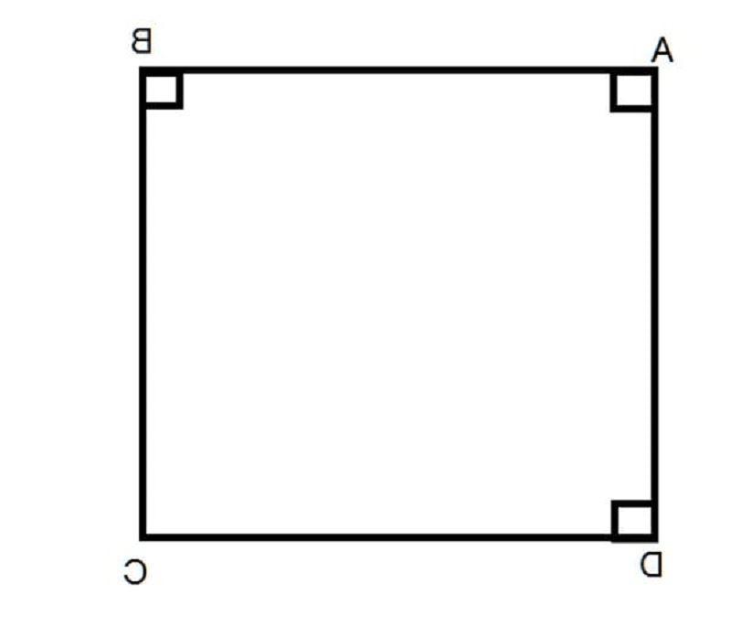 Cách tính diện tích tứ giác là hình vuông. (Ảnh: Internet)