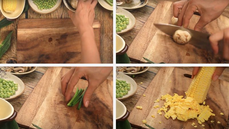 Cách nấu cháo bắp nấm mỡ thanh mát, dinh dưỡng cho gia đình