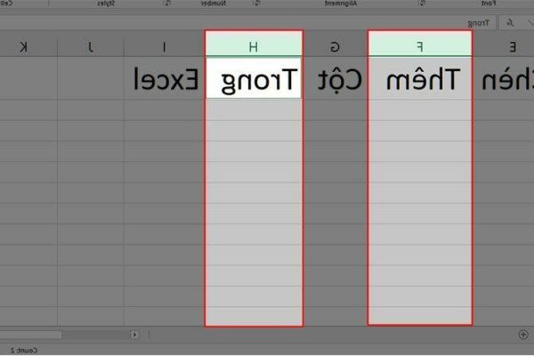 Cách chèn thêm cột trong Excel: Hướng dẫn chi tiết từ A đến Z