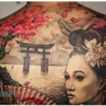 Top 100+ Mẫu Hình xăm Geisha hoa Anh Đào đẹp nhất