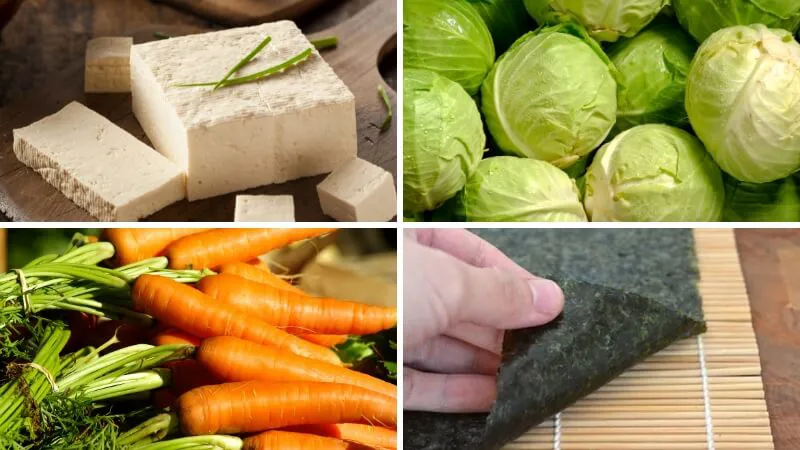 Món ngon mỗi ngày: Cách làm kimbap bắp cải đậu hũ đơn giản, thanh đạm