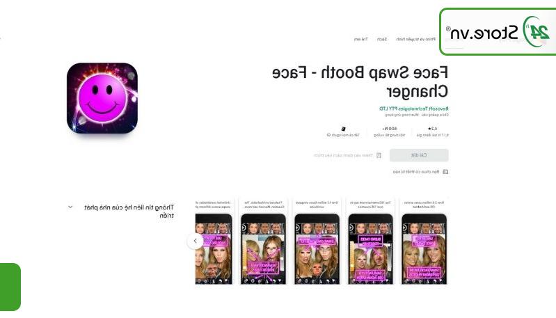 App ghép mặt vào ảnh free Face Swap Booth